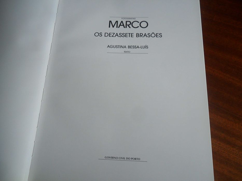 "OS DEZASSETE BRASÕES" de Agustina Bessa-Luís e Marco - 1ª Edição 1998