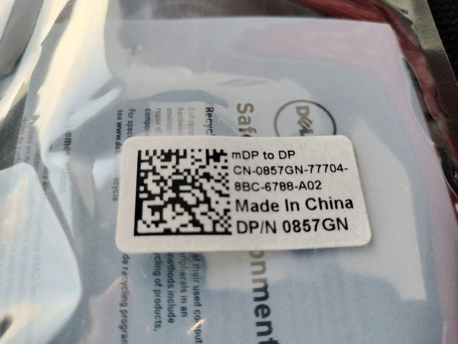 Перехідник Dell Mini DisplayPort to DisplayPort