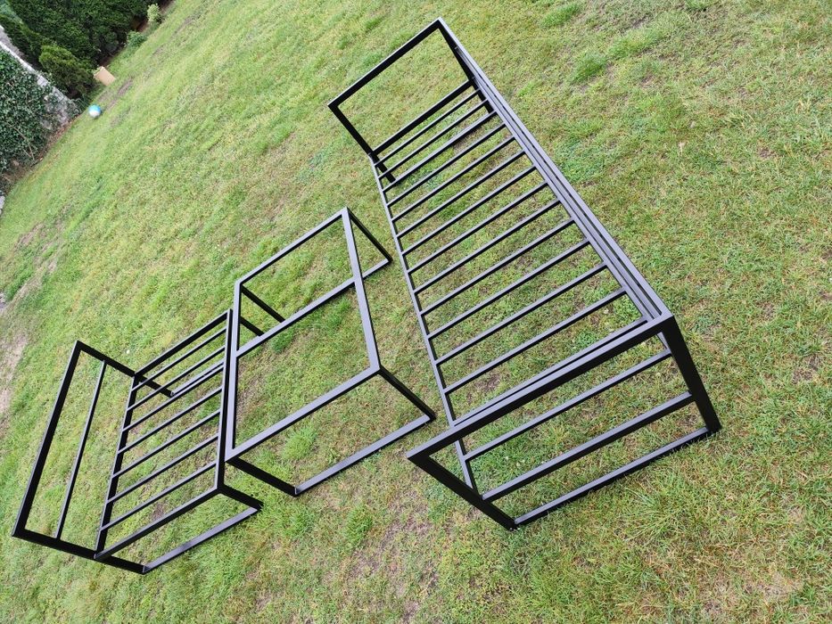 Narożnik ogrodowy loft. Meble ogrodowe