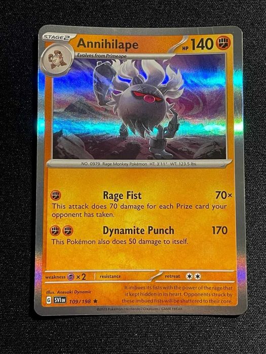 Carta Pokémon Annihilape 109/198 Scarlet & Violet