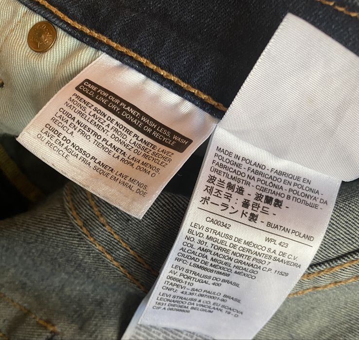 Jeansy męskie Levi Strauss & Co