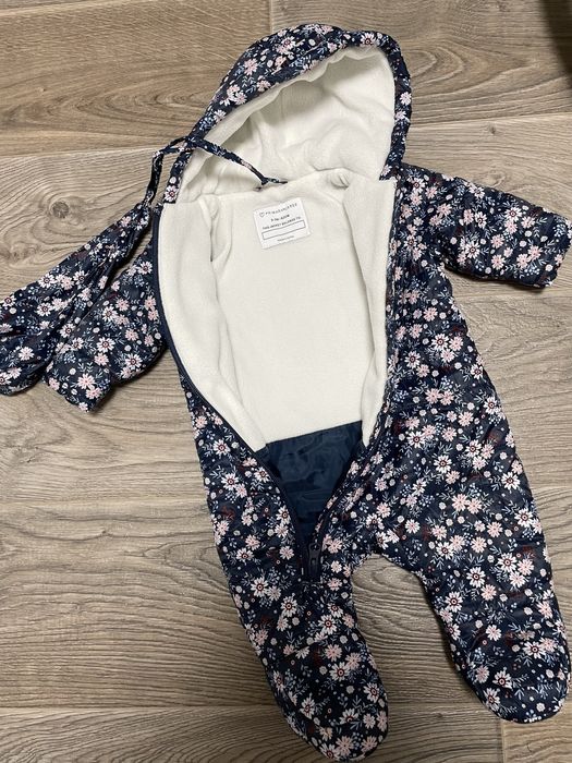 Комбінезон осінній тонкий для дівчинки 62 см від 0-3 місяців