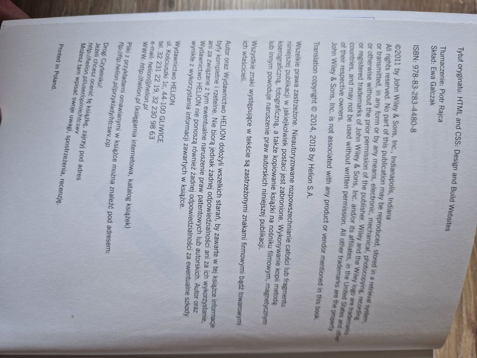 HTML i CSS Podręcznik Front-End Developera Jon Duckett