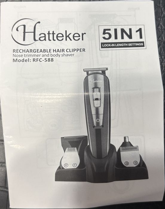 Golarka 5 w 1 Hatteker Beard Kit