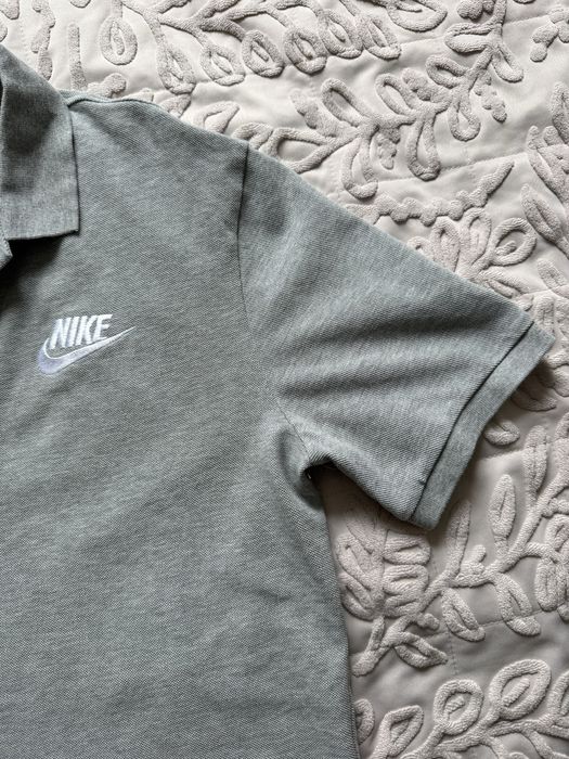 Nowa polówka męska koszulka Polo Nike z guzikami szara