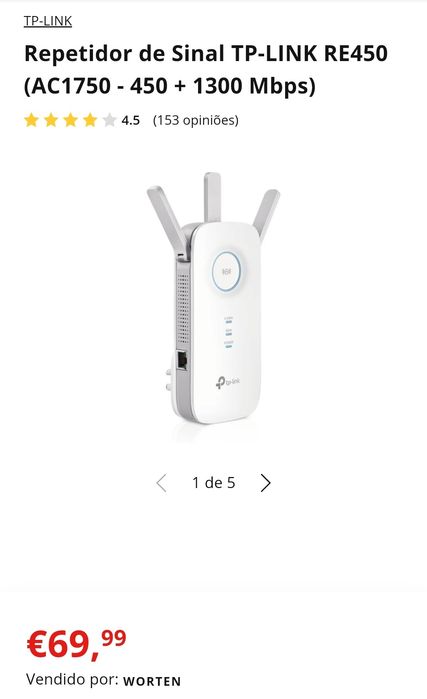 TP LINK Repetidor de Sinal