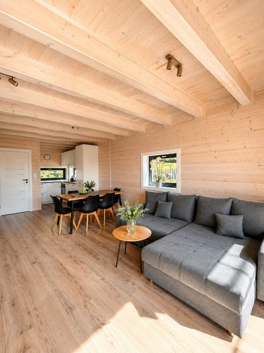 Domek nad jeziorem Gowidlińskim - balia i sauna!