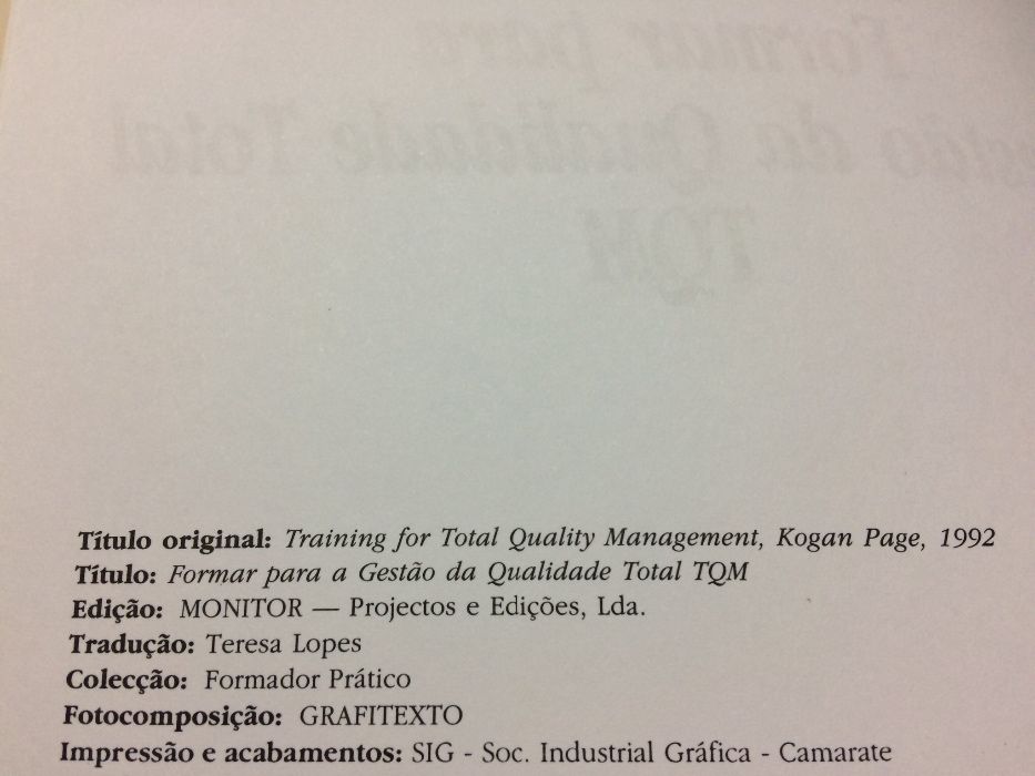2 Livros de Gestão da Qualidade