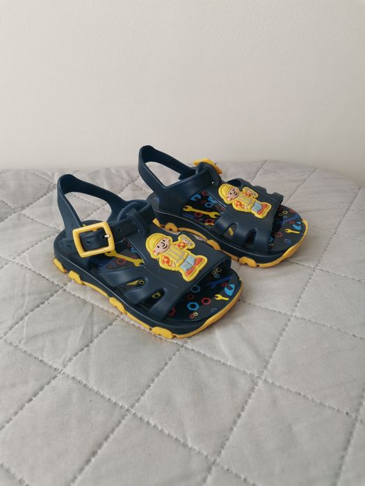 Sandały sandałki 22 buty do wody 14cm Bob budowniczy