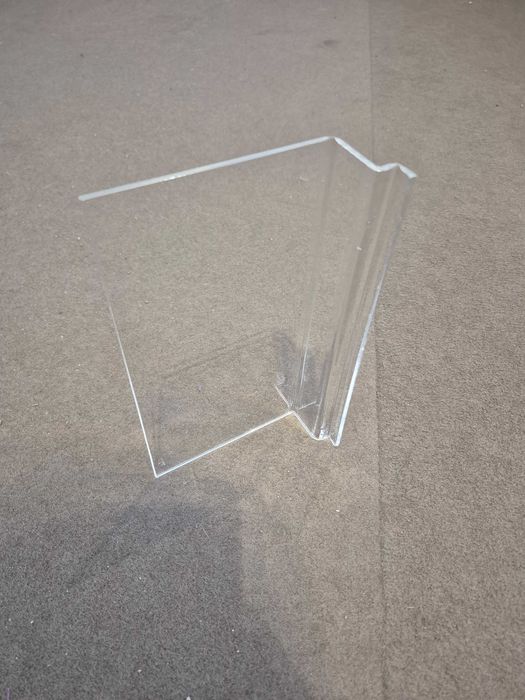 Półka plexi 20x10 do paneli spacewall