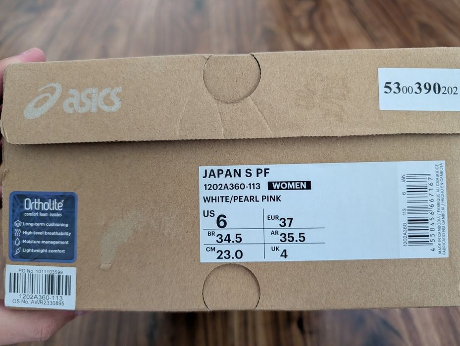 Nowe damskie sneakersy ASICS JAPAN S PF – r. 37 (23 cm) – Okazja