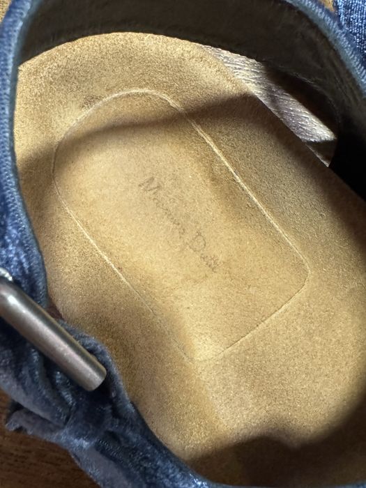 Оксамитові сандалі босоніжки Massimo Dutti