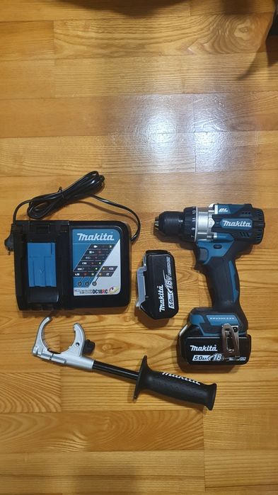 Wiertarko-wkrętarka udarowa Makita DHP486. 2x 5Ah makpack. Nieużywana