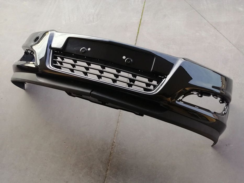 Parachoques da frente Preto com grelha e Spoiler Opel Astra H 2007-