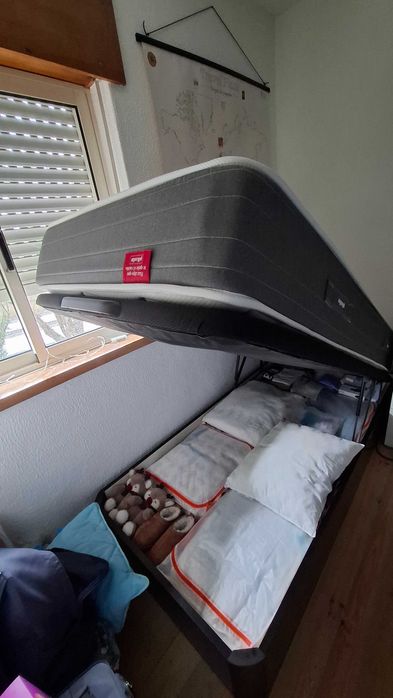 Sommier + colchão Pikolin