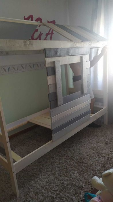 Cama cabana criança 90x200
