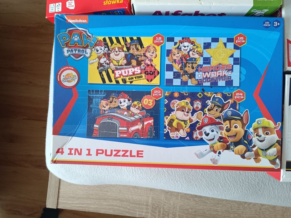 Gry i puzzle od 3 do 6 lat