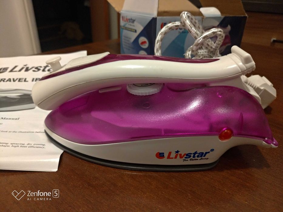 Żelazko turystyczne na parę