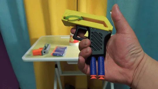 Mini Pistola de Borracha (Nerf Caseira)