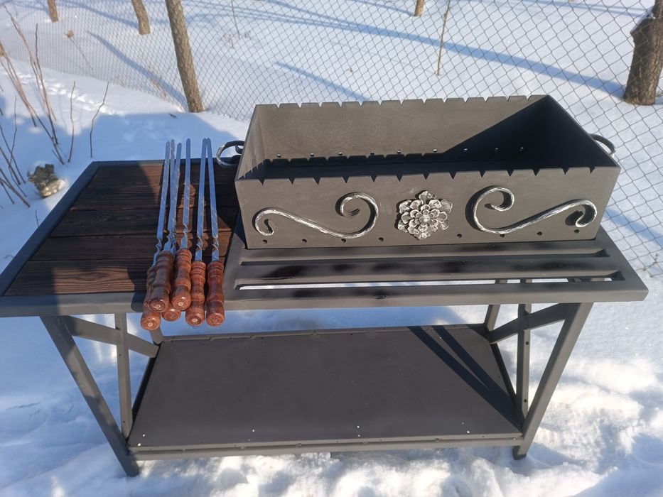 Мангал з шомпурами 5.5 мм відмінний