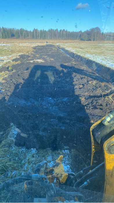 Usługi koparko ładowarką, roboty ziemne, szamba betonowe, piwnice