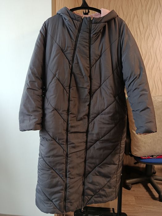 Тепле зимове пальто для вагітних TOKYO розмір L