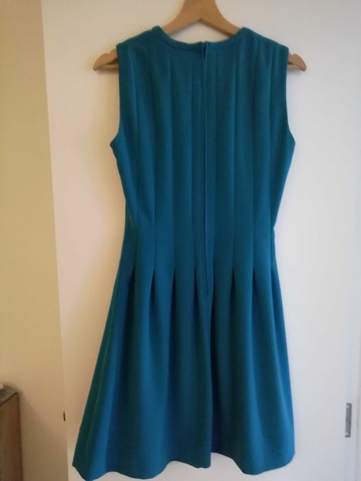 Vestido H&M Azul Petróleo