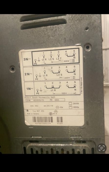 Fogao marca Bosch cor branco