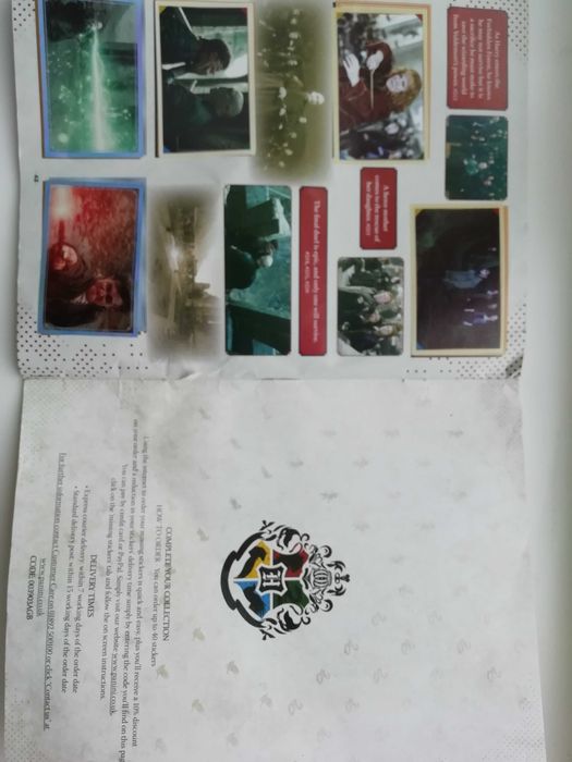 Альбом с наклейками Гарри Поттер /sticker album Harry Potter
