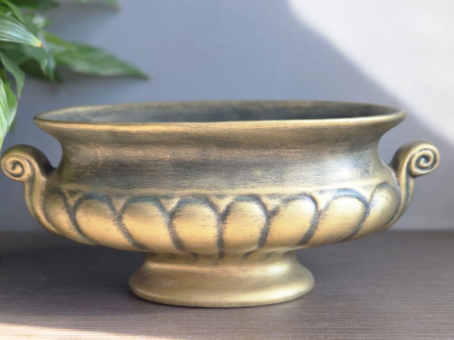 Ceramiczna doniczka gondola w Greckim stylu
