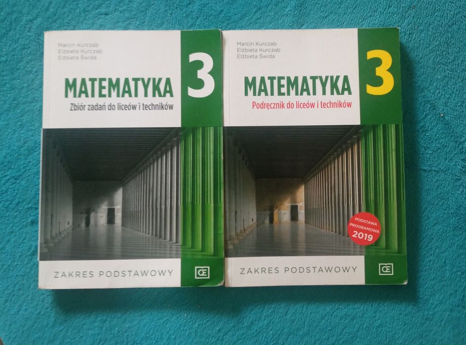 Podręcznik k zbiór zadań do matematyki 3
