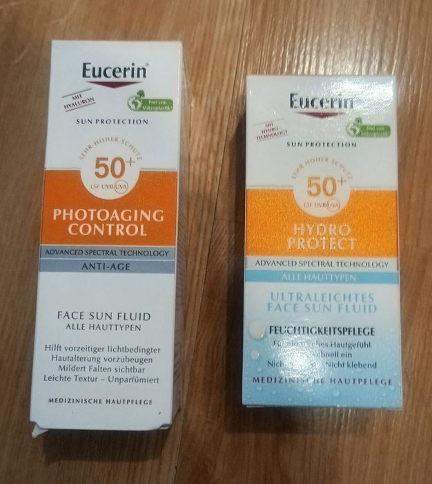 2 szt Spf 50 marki Eucerin po 50 ml
