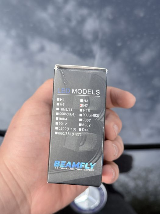 Lâmpada LED Automotiva H7 Beamfly – Alta Performance - medios e maximo