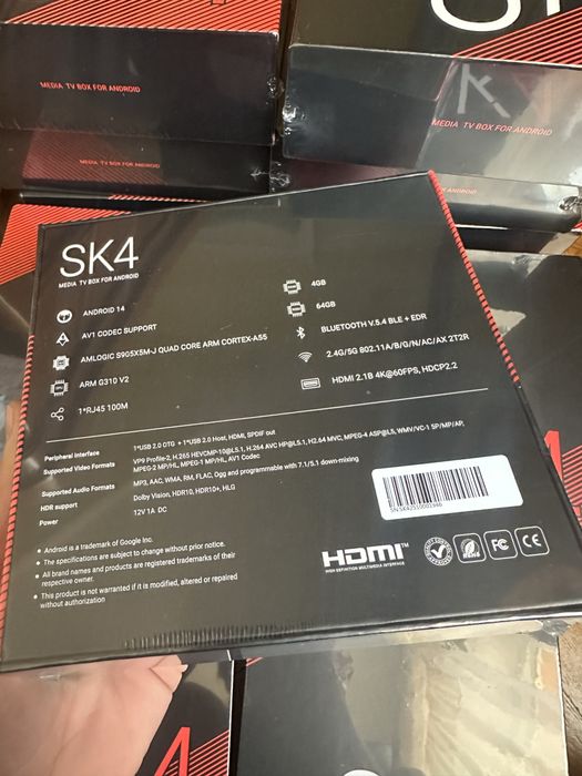 Ugoos SK4 Android TV-приставка з Amlogic S905X5M-J і Android 14