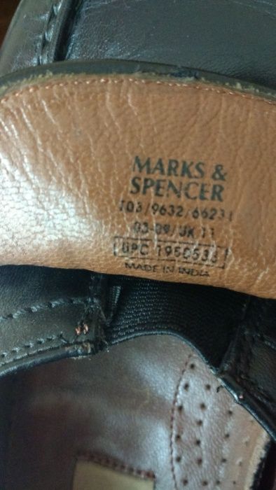 Туфли Marks & Spencer из натуральной кожи. Размер 44.