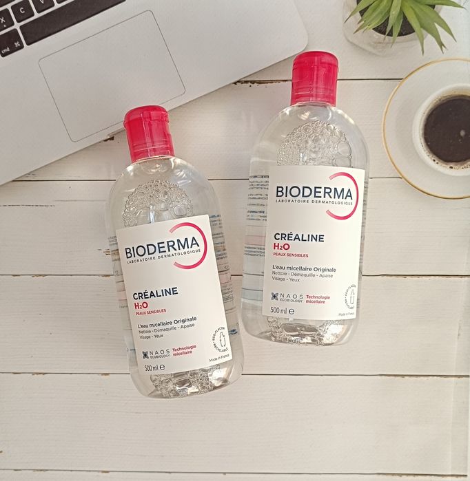 Bioderma Crealine H2O Міцелярна вода, міцелярний розчин, 500мл