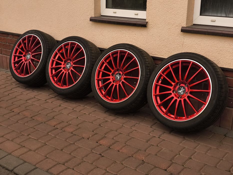 →Felgi+opony Keskin KT15 18x8 ET45 5x112 motec vossen Japan racing mam