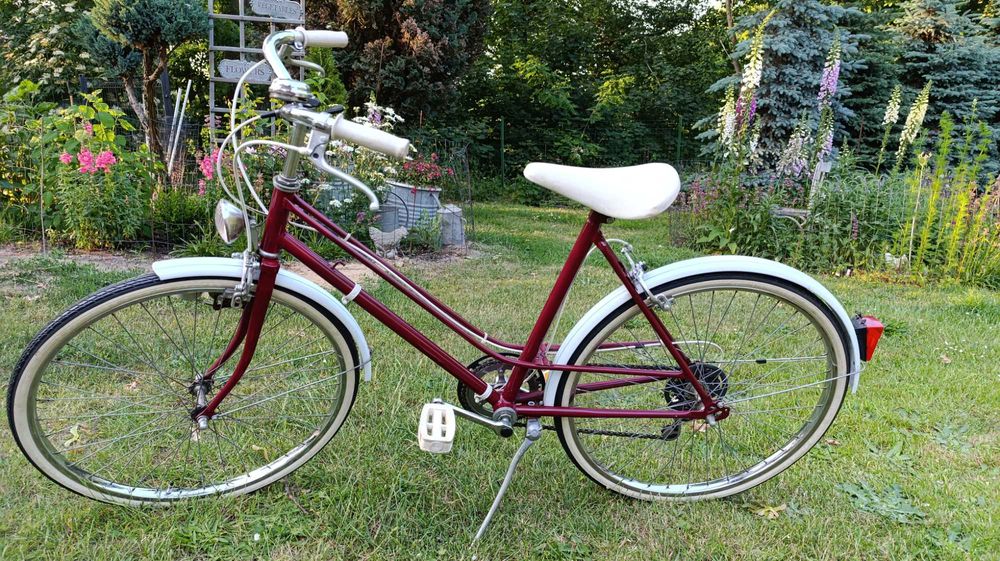 Rower retro damski dla dziecka zabytek