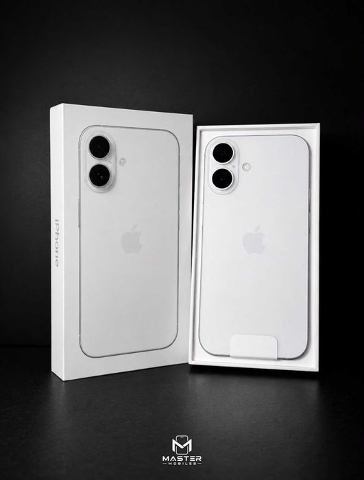 iPhone 16 128 GB White | Open Box | Gwarancja Apple | 0 cykli | SIM + ESIM