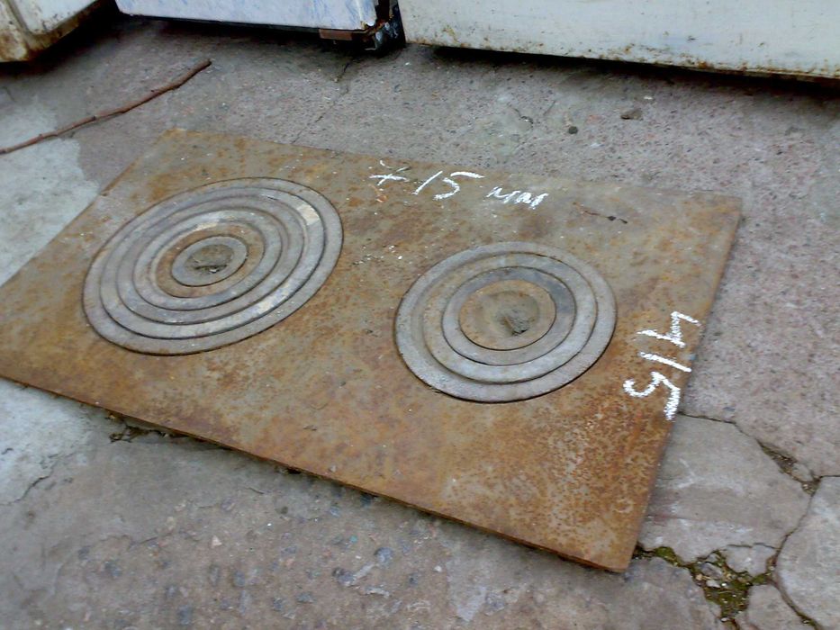 Плита печная новая СССР.710-410 мм.10мм