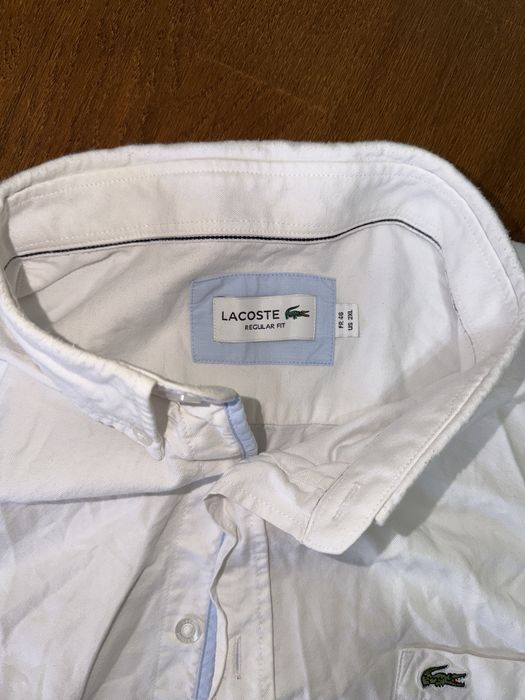 Біла сорочка lacoste
