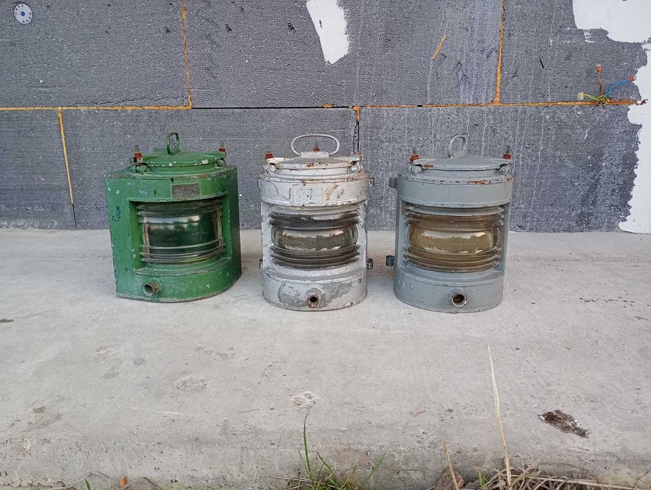 Lampy okrętowe 3 sztuki