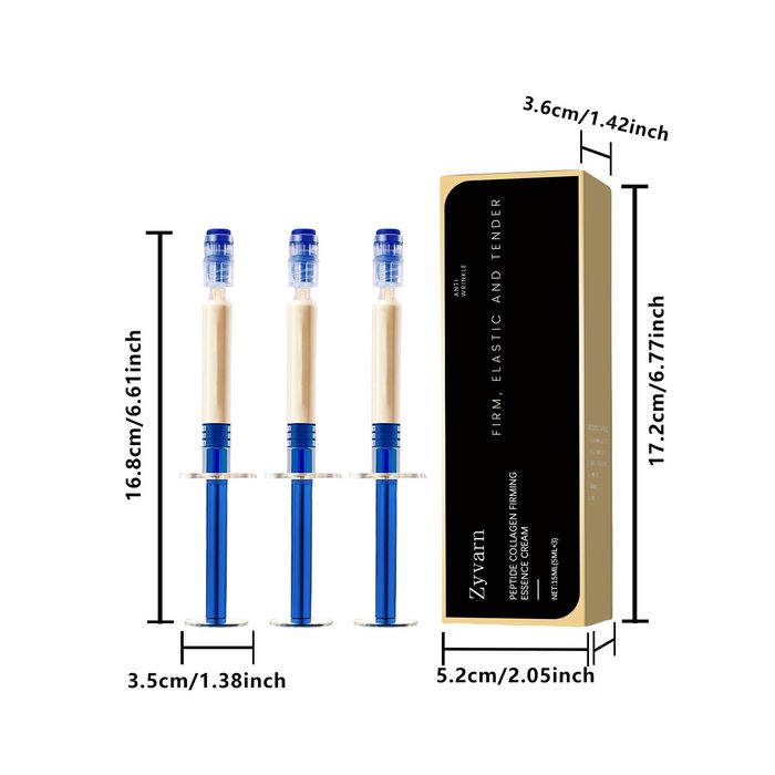 Creme reafirmante anti-rugas, anti-idade, Caixa com 3 unidades