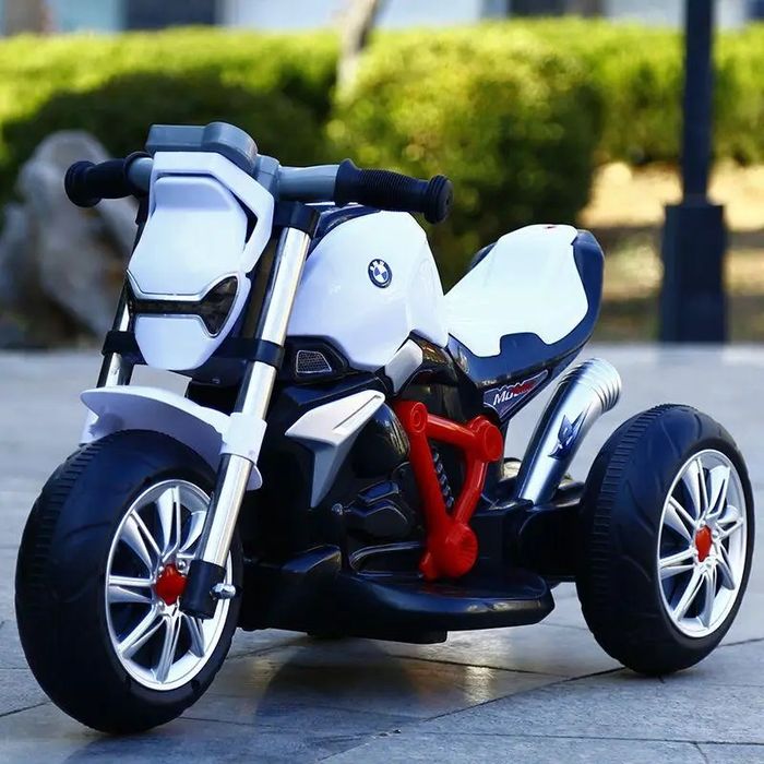 Детский мотоцикл на аккумуляторе 3-х колесный