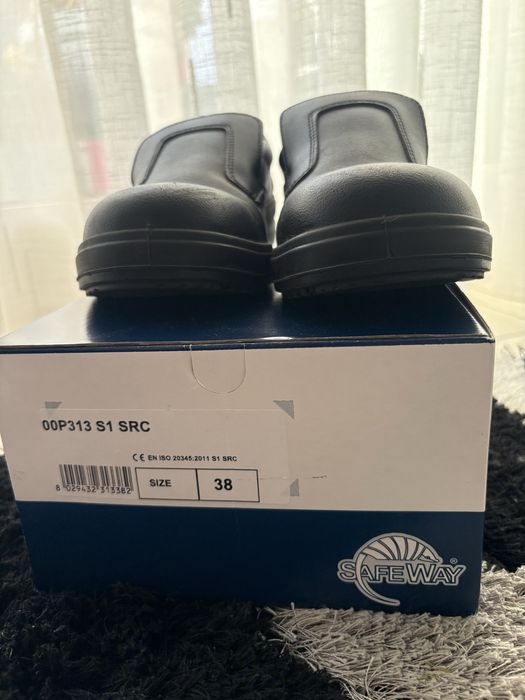 Sapato Safe Way com biqueira de aço