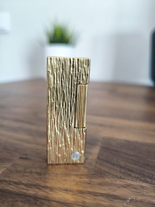 Isqueiro Dunhill Rollagas Vintage – Banhado a Ouro (Swiss Made)