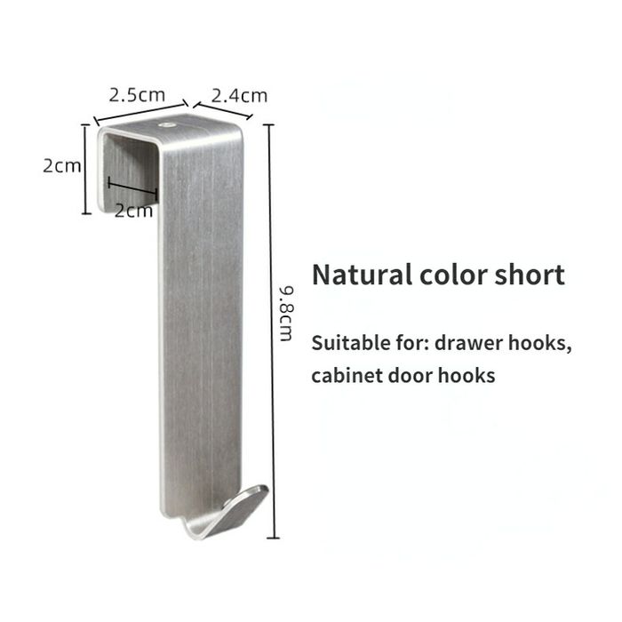 Ganchos em aço, para portas e armários