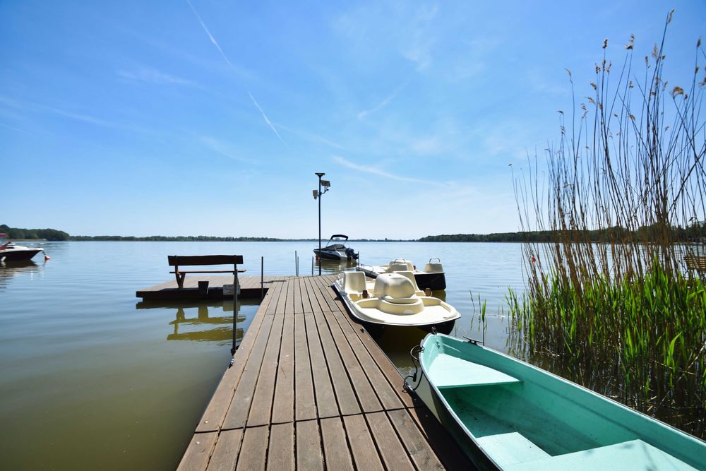 Całoroczne domki nad jeziorem Wieleń: grzyby, wędkowanie, Święta, Nowy Rok