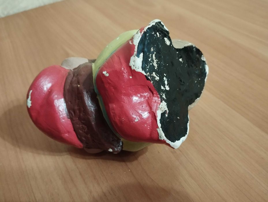 Гном з бочкою, підставка для ручок, гіпс