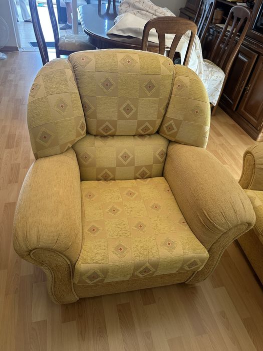 Sofas e mesa sala